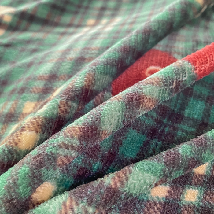 91家纺网 家纺一手货源 找家纺 梦可莱家居 2025秋冬新品豆豆绒床盖大花边四件套猫野