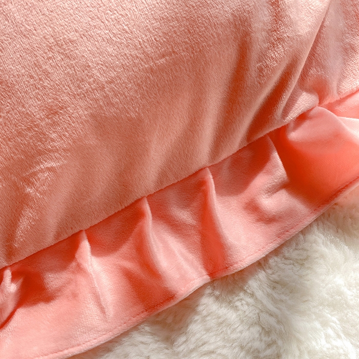 91家纺网 家纺一手货源 找家纺 梵克保罗 2025新款卡通韩版婴儿绒绣花四件套 萌萌兔