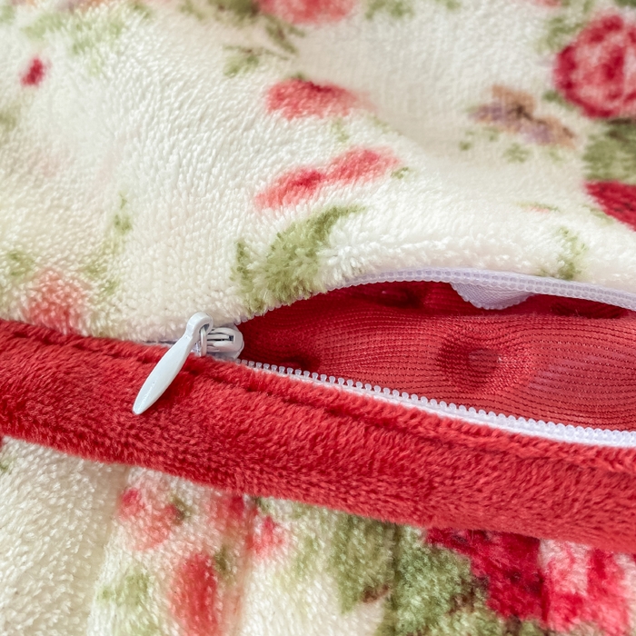 91家纺网 家纺一手货源 找家纺 尚美 2025新款豆豆绒牛奶绒大花边床盖四件套-系列2（床盖花边随机） 梨花洛