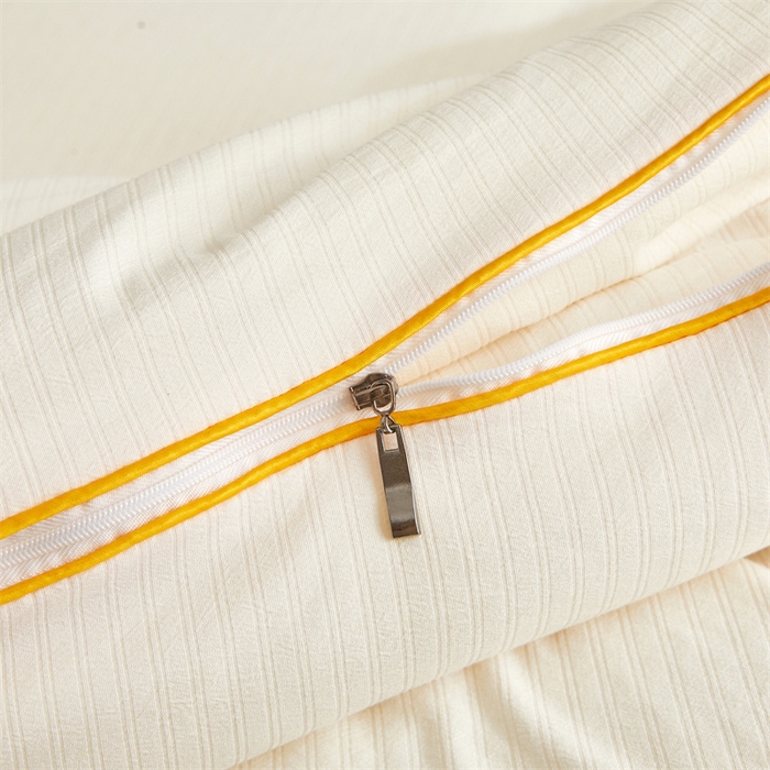 91家纺网 家纺一手货源 找家纺 梵蒂莎 【可检测】2025新款130克拉链子母被子被芯二合一（撞色款） 白色+白色