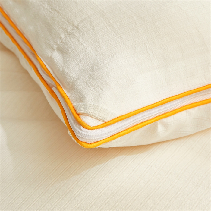 91家纺网 家纺一手货源 找家纺 梵蒂莎 【可检测】2025新款130克拉链子母被子被芯二合一（撞色款） 白色+白色