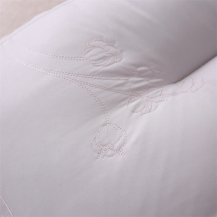 91家纺网 家纺一手货源 找家纺 天意美枕芯 2025新款一朵棉枕枕头枕芯 浅灰