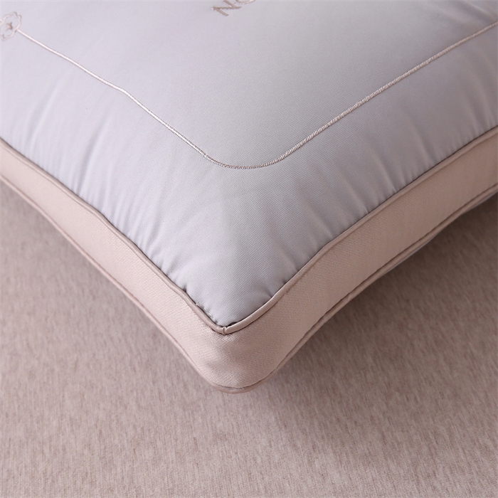 91家纺网 家纺一手货源 找家纺 天意美枕芯 2025新款一朵棉枕枕头枕芯 浅灰