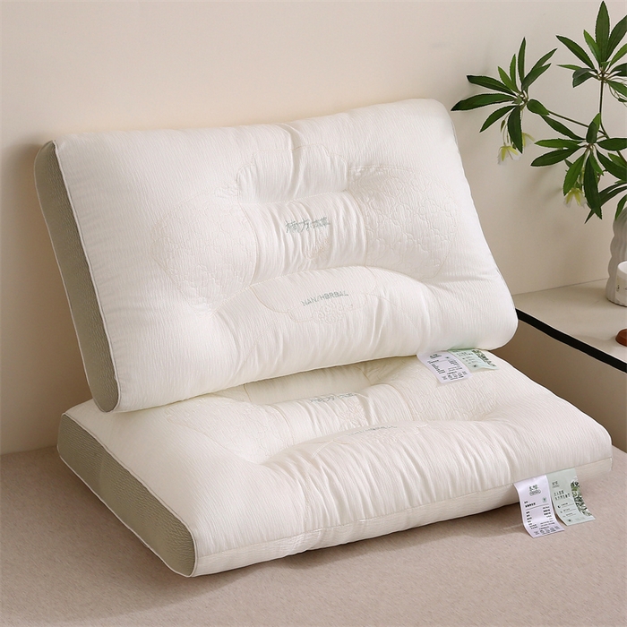 91家纺网 家纺一手货源 找家纺 天意美枕芯 2025新款楠方本草枕枕头枕芯 立体白