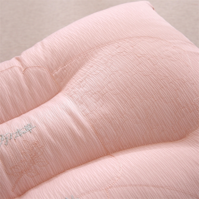 91家纺网 家纺一手货源 找家纺 天意美枕芯 2025新款楠方本草枕枕头枕芯 立体粉