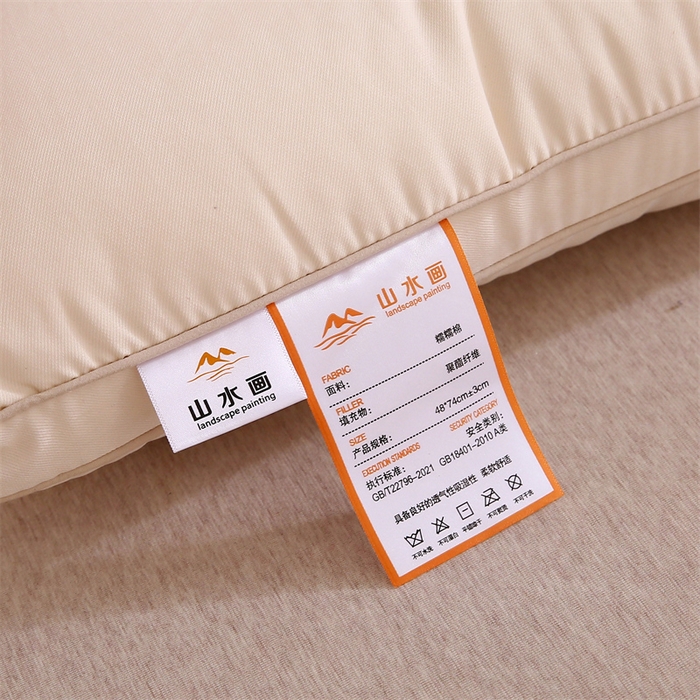 91家纺网 家纺一手货源 找家纺 （总）天意美枕芯 2025新款糯糯棉山水画枕枕头枕芯