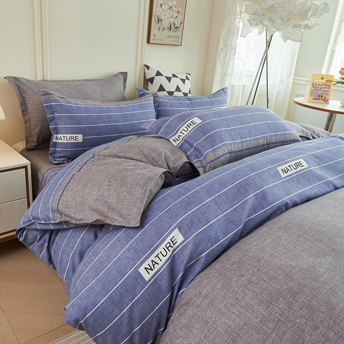 91家纺网 家纺一手货源 找家纺 鑫缘 2025直播爆款印花植物羊绒加厚磨毛单被套 布兰奇