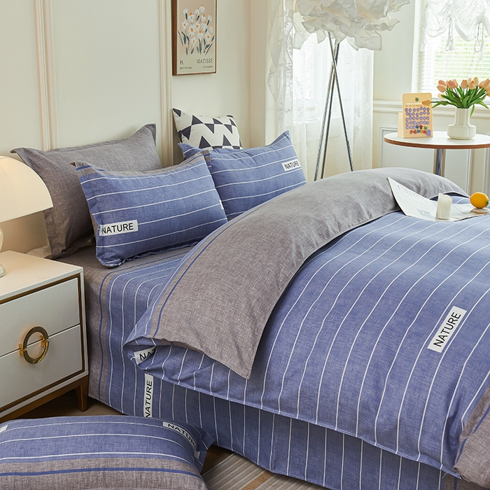 91家纺网 家纺一手货源 找家纺 鑫缘 2025直播爆款印花植物羊绒加厚磨毛单被套 布兰奇