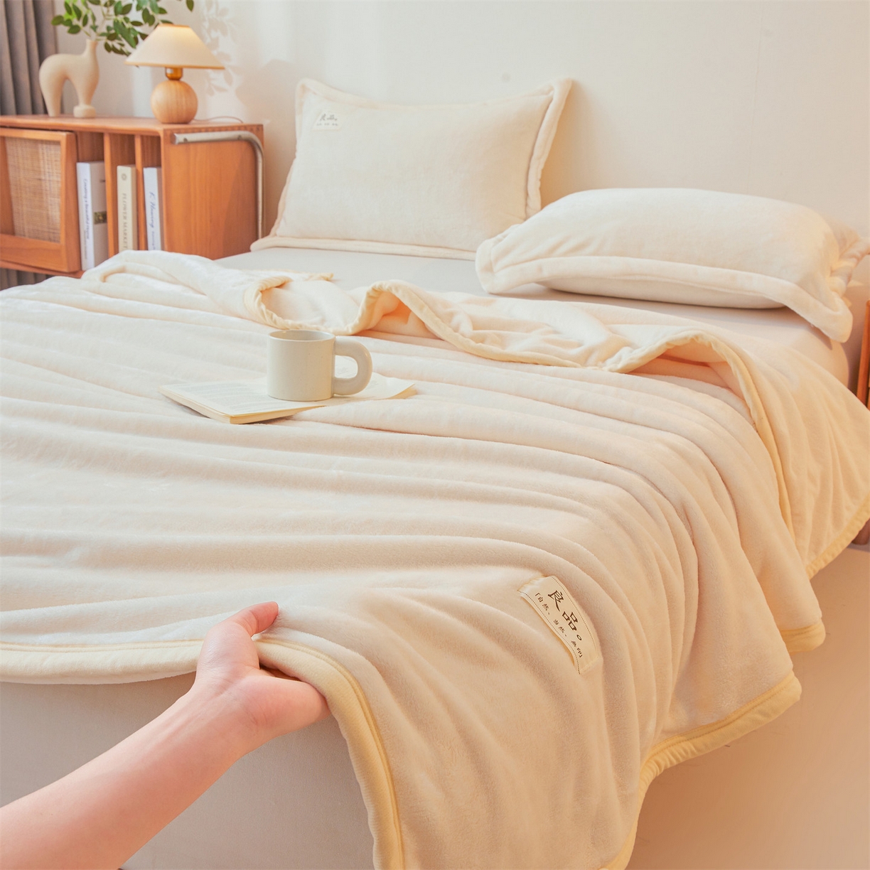 91家纺网 家纺一手货源 找家纺 （总）多谷家纺 2025新款加厚法莱绒绒双面四季多功能毛毯毯子