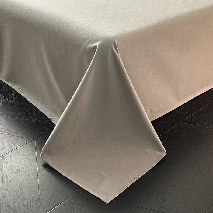 91家纺网 家纺一手货源 找家纺 雅居纺家纺 2025新款简约款全棉磨毛四件套 小格灰