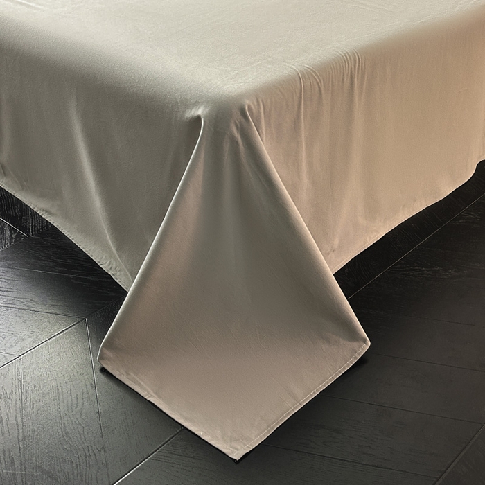 91家纺网 家纺一手货源 找家纺 雅居纺家纺 2025新款简约款全棉磨毛四件套 灰大格