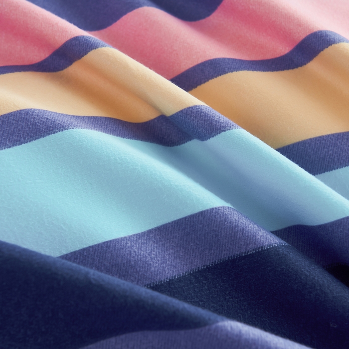 91家纺网 家纺一手货源 找家纺 鑫缘 2025直播爆款印花植物羊绒加厚磨毛单被套 轻轻蜜语