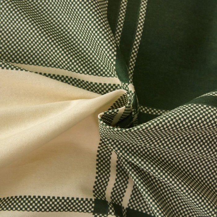 91家纺网 家纺一手货源 找家纺 雅居纺家纺 2025新款简约款全棉磨毛四件套 半山松石