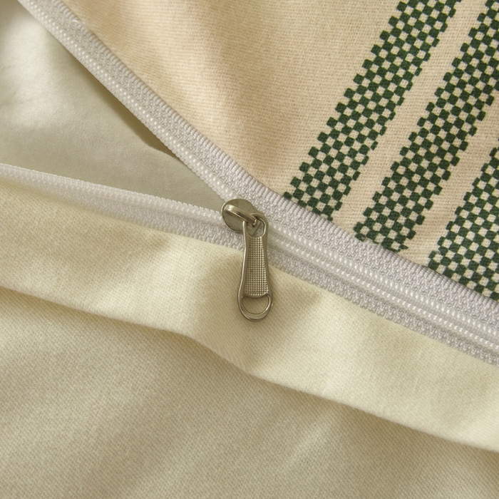 91家纺网 家纺一手货源 找家纺 雅居纺家纺 2025新款简约款全棉磨毛四件套 半山松石