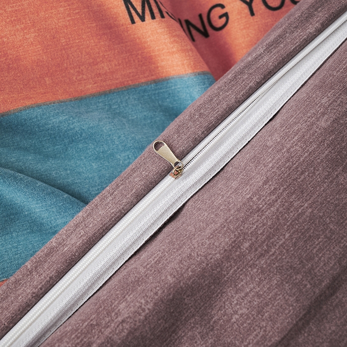 91家纺网 家纺一手货源 找家纺 鑫缘 2025直播爆款印花植物羊绒加厚磨毛单被套 思念