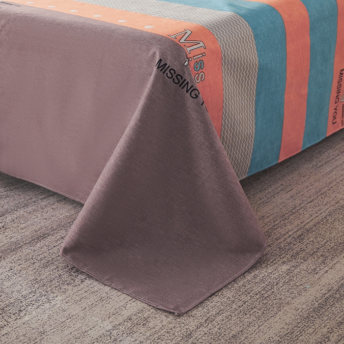 91家纺网 家纺一手货源 找家纺 鑫缘 2025直播爆款印花植物羊绒加厚磨毛单被套 思念