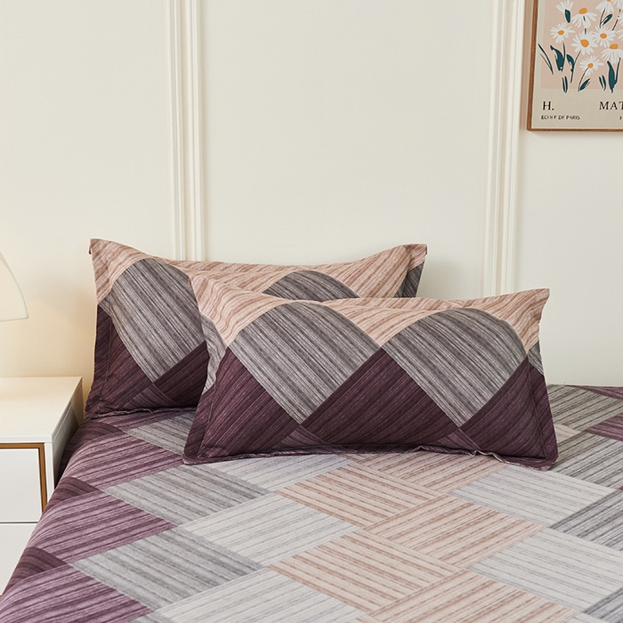 91家纺网 家纺一手货源 找家纺 鑫缘 2025直播爆款印花植物羊绒加厚磨毛单被套 幸福格