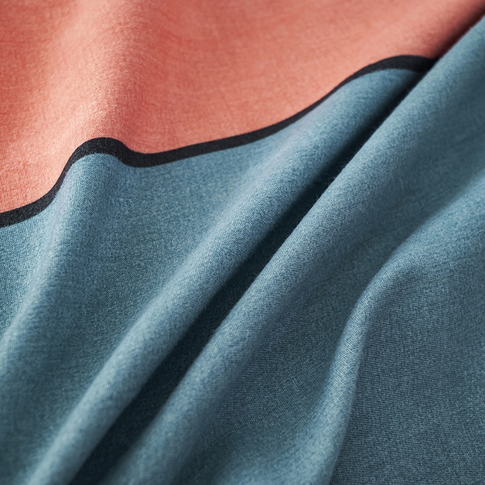 91家纺网 家纺一手货源 找家纺 鑫缘2025直播爆款印花植物羊绒加厚磨毛四件套1.2米学生三件套 彩色织语