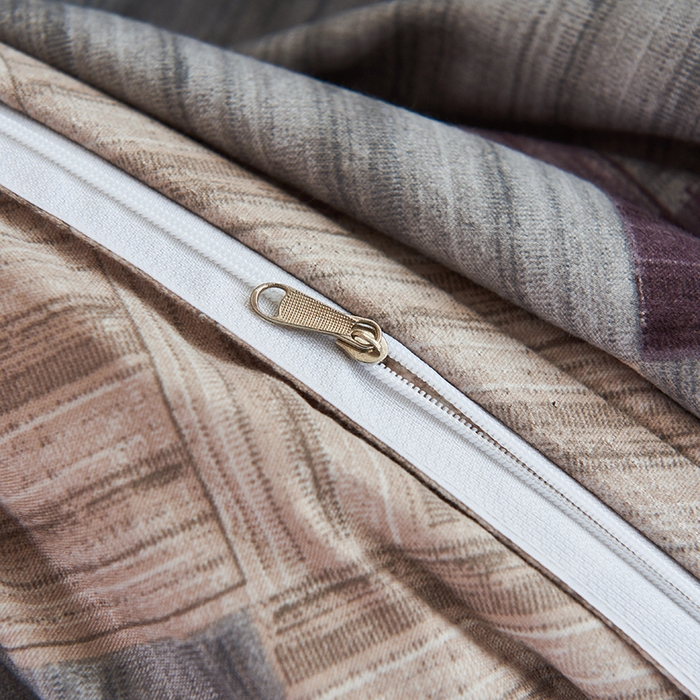 91家纺网 家纺一手货源 找家纺 鑫缘2025直播爆款印花植物羊绒加厚磨毛四件套1.2米学生三件套 幸福格