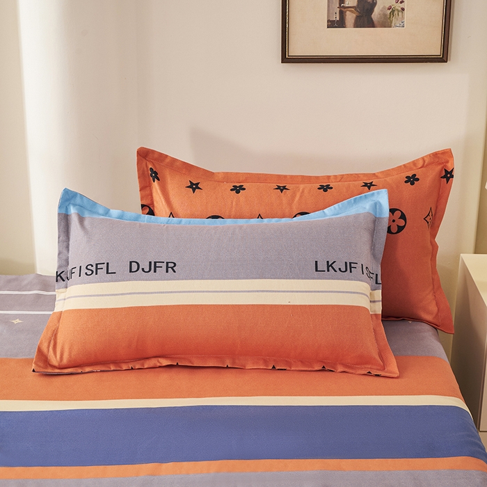 91家纺网 家纺一手货源 找家纺 鑫缘2025直播爆款印花植物羊绒加厚磨毛四件套1.2米学生三件套 绚丽之梦