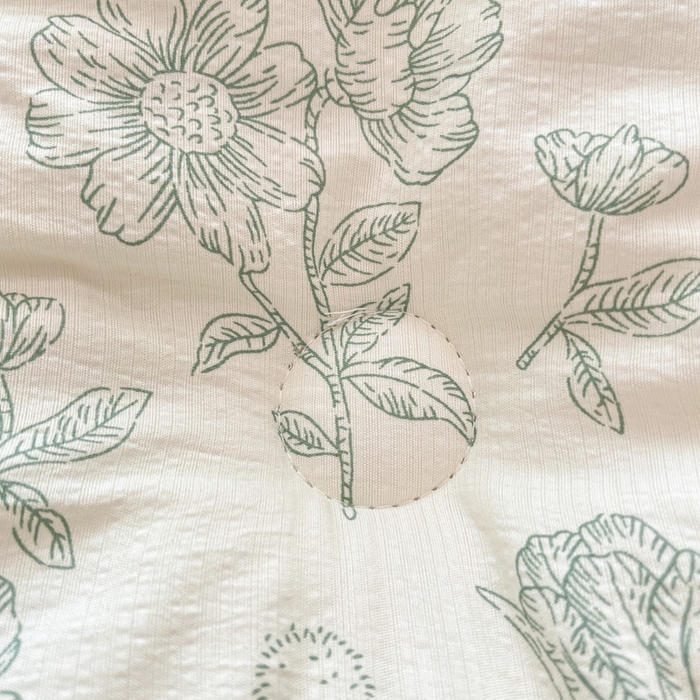 91家纺网 家纺一手货源 找家纺 铺尚美家纺 2025新款云感双层纱ins少女心可爱系加厚豆豆被床盖暖梦系列（小红书推荐） 线条兔