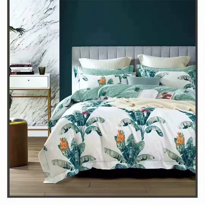 91家纺网 家纺一手货源 找家纺 （总）未来家居 2025新款金凯丽数码大提花印花长绒棉四件套