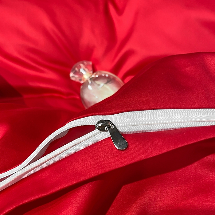 91家纺网 家纺一手货源 找家纺 花愿（原花纪） 2026新款水洗棉刺绣婚庆四件套系列 欢喜