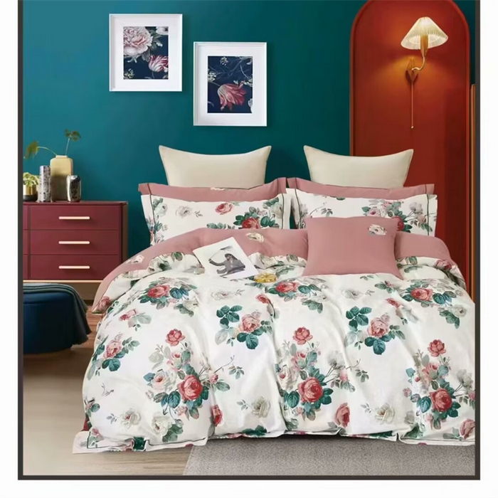 91家纺网 家纺一手货源 找家纺 （总）未来家居 2025新款金凯丽数码大提花印花长绒棉四件套