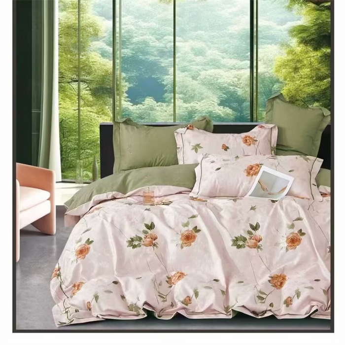 91家纺网 家纺一手货源 找家纺 （总）未来家居 2025新款金凯丽数码大提花印花长绒棉四件套