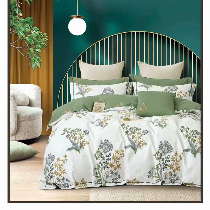 91家纺网 家纺一手货源 找家纺 （总）未来家居 2025新款金凯丽数码大提花印花长绒棉四件套