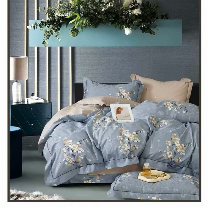 91家纺网 家纺一手货源 找家纺 （总）未来家居 2025新款金凯丽数码大提花印花长绒棉四件套