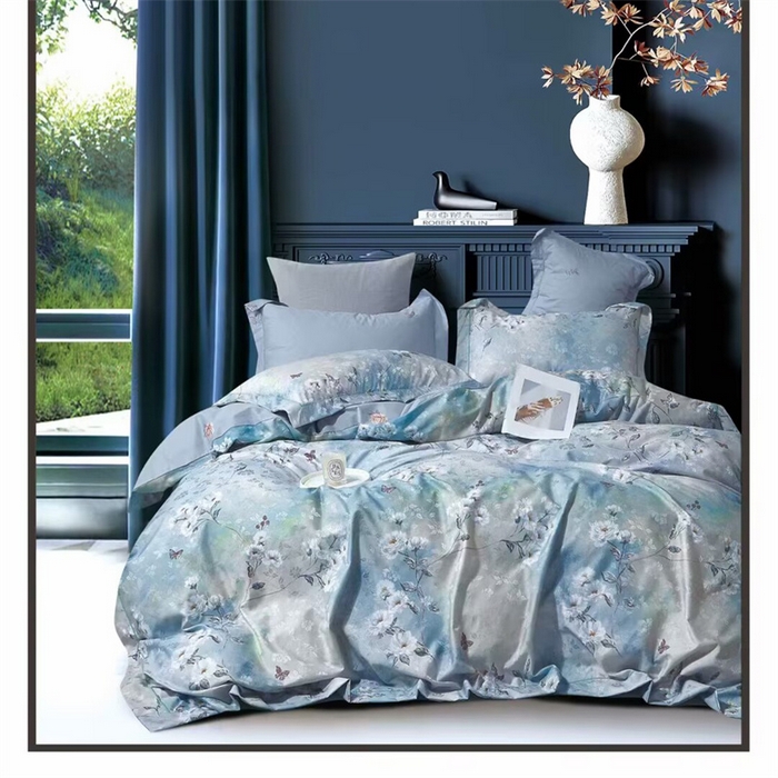 91家纺网 家纺一手货源 找家纺 （总）未来家居 2025新款金凯丽数码大提花印花长绒棉四件套