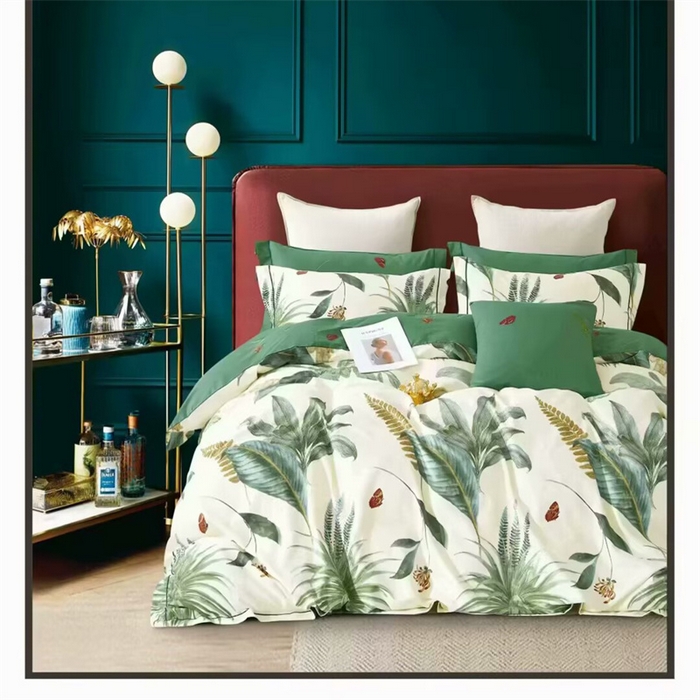 91家纺网 家纺一手货源 找家纺 （总）未来家居 2025新款金凯丽数码大提花印花长绒棉四件套