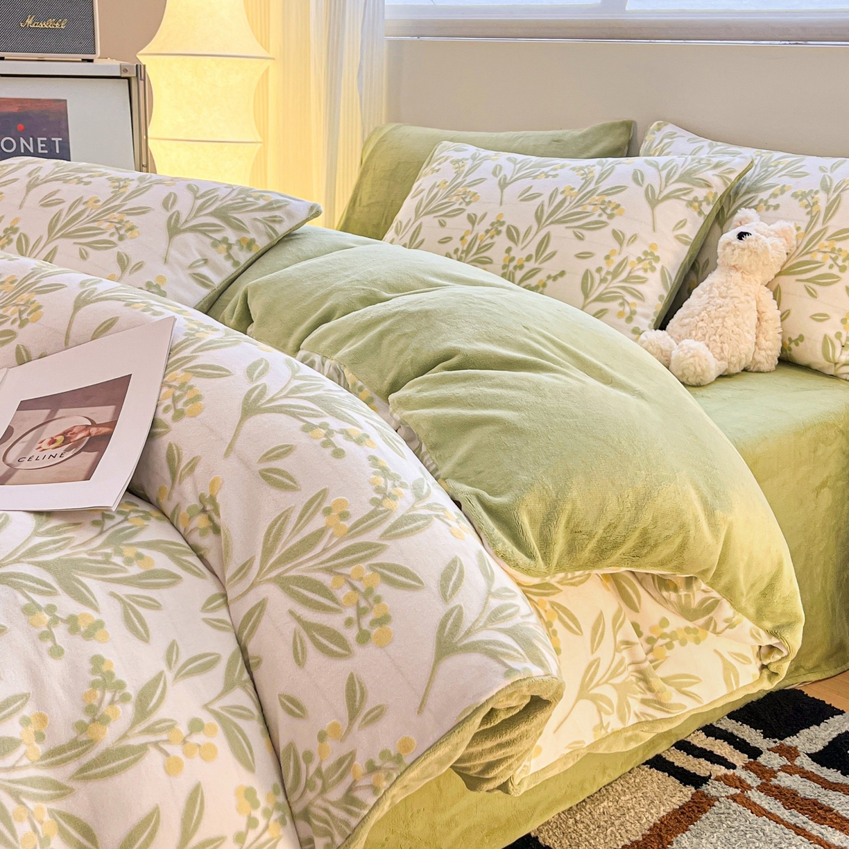 91家纺网 家纺一手货源 找家纺 （总）如一 2025新款3D雕花绒牛奶绒四件套第二批