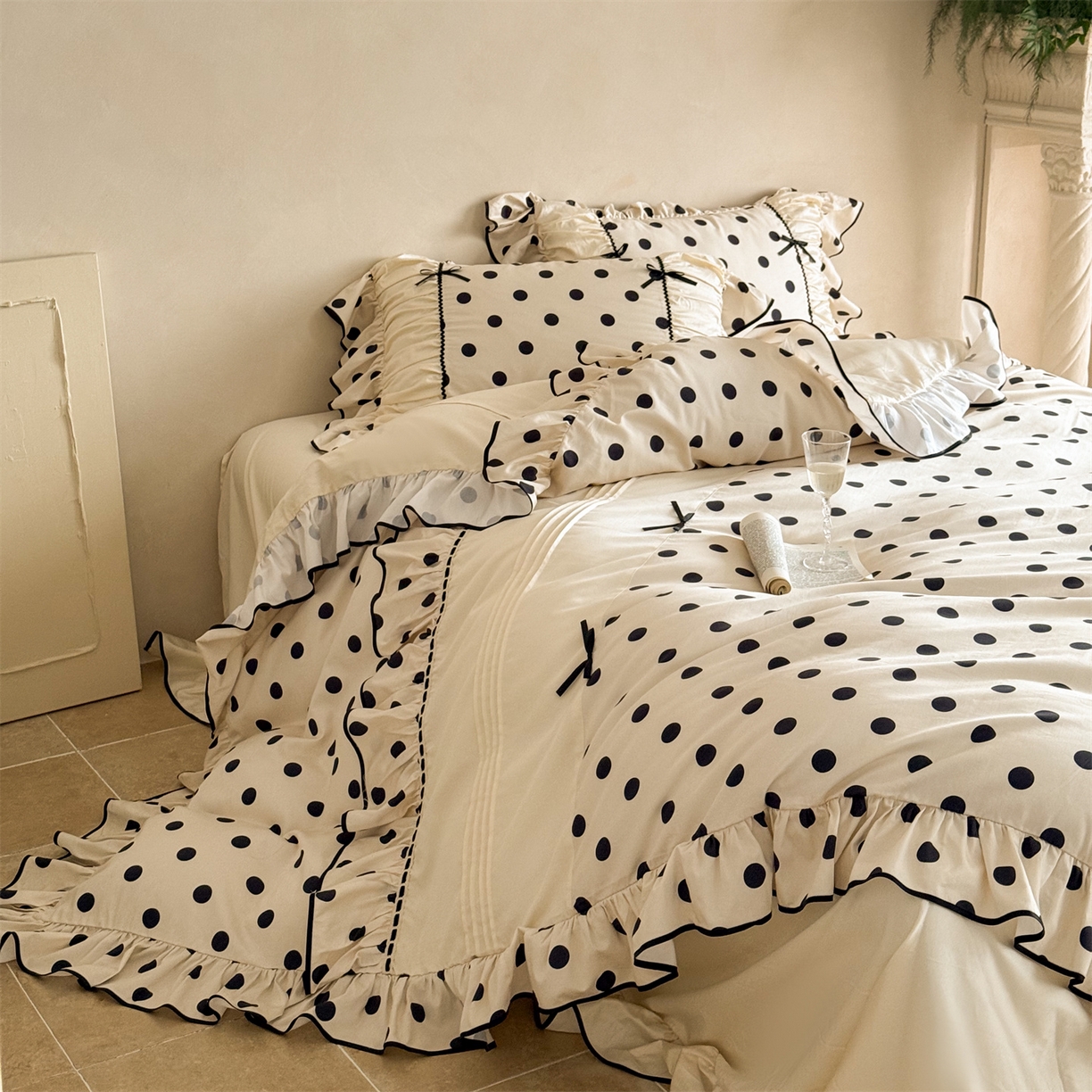 91家纺网 家纺一手货源 找家纺 （总）婳庭家居 2025新款50S长绒棉四件套-绮梦