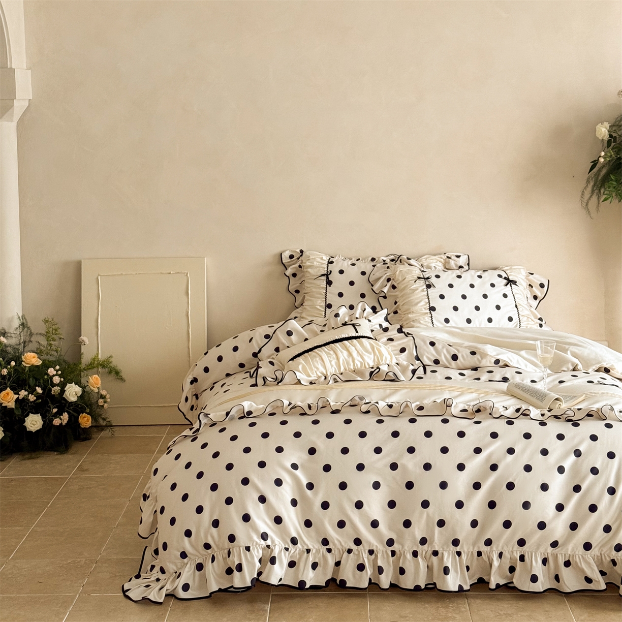 91家纺网 家纺一手货源 找家纺 （总）婳庭家居 2025新款50S长绒棉四件套-绮梦