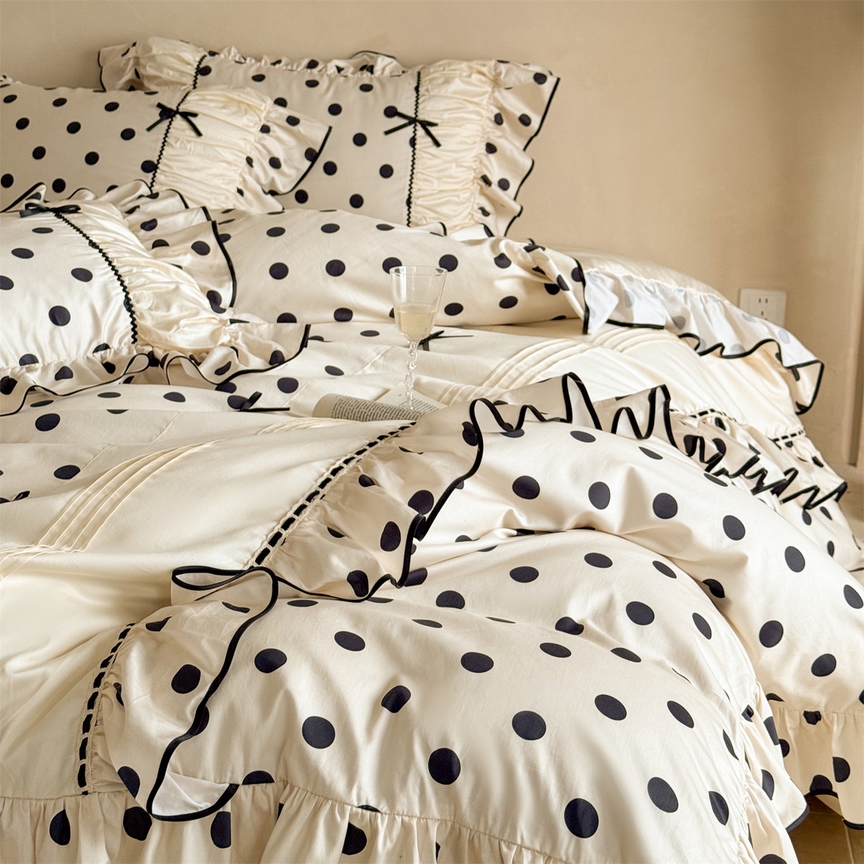 91家纺网 家纺一手货源 找家纺 （总）婳庭家居 2025新款50S长绒棉四件套-绮梦