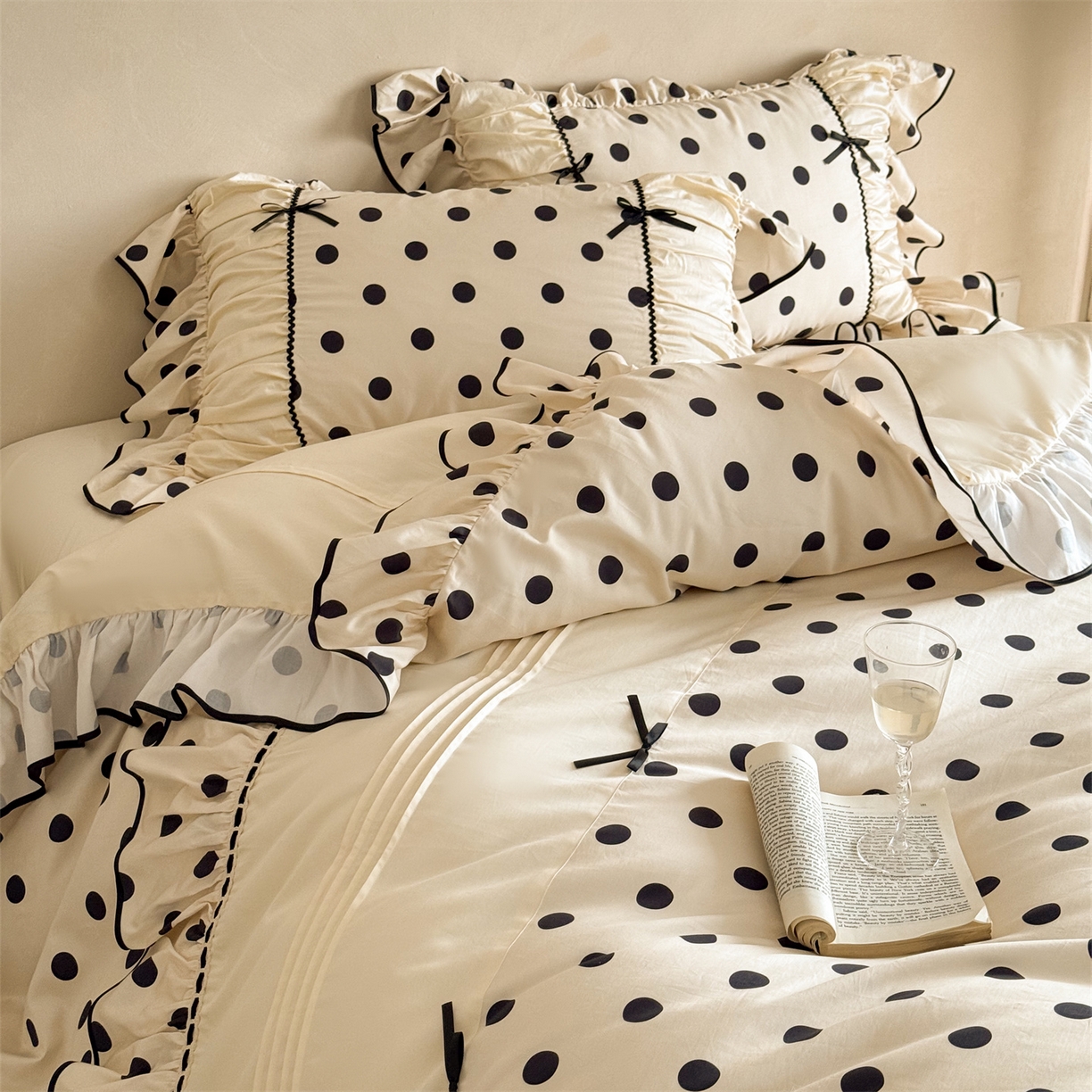 91家纺网 家纺一手货源 找家纺 （总）婳庭家居 2025新款50S长绒棉四件套-绮梦