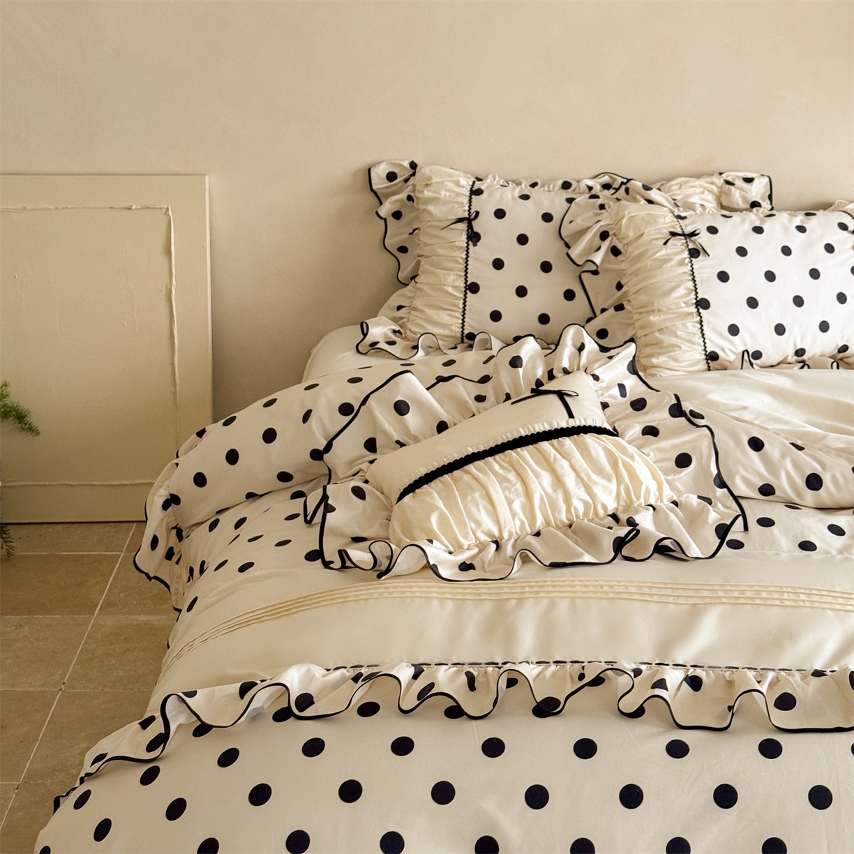 91家纺网 家纺一手货源 找家纺 （总）婳庭家居 2025新款50S长绒棉四件套-绮梦