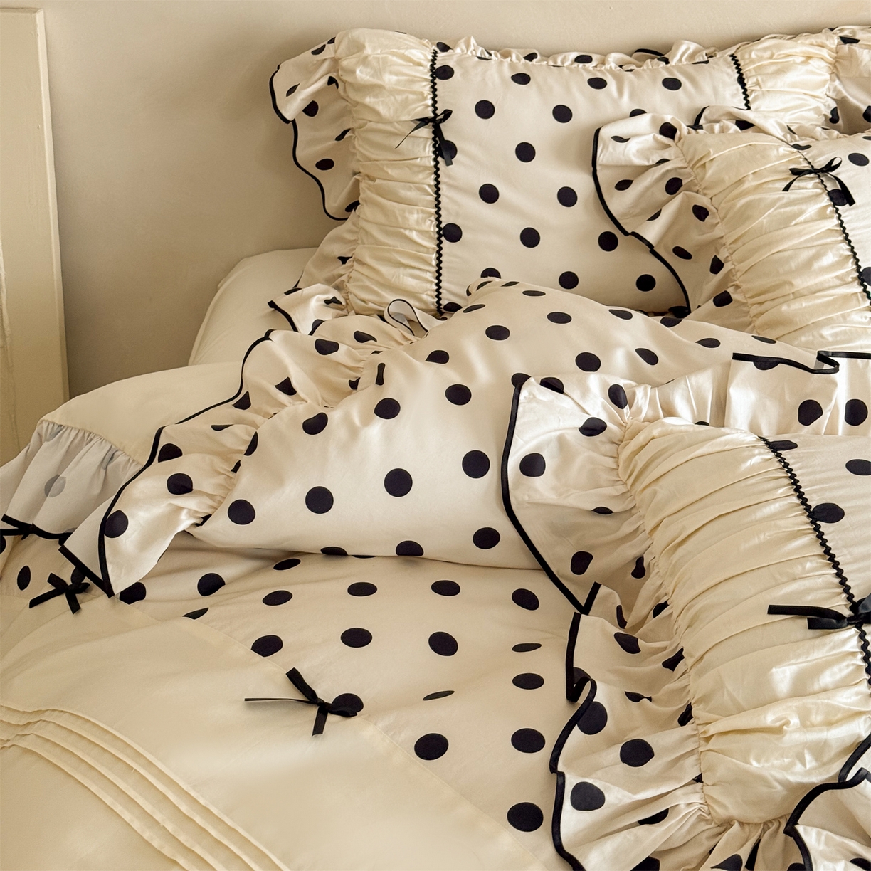 91家纺网 家纺一手货源 找家纺 （总）婳庭家居 2025新款50S长绒棉四件套-绮梦