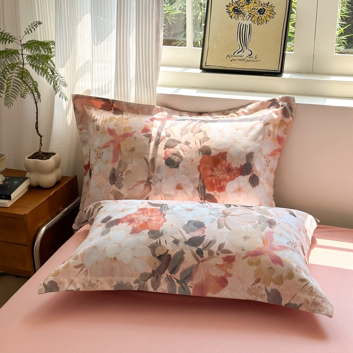 91家纺网 家纺一手货源 找家纺 典雅家纺 2025新款A类140克秋冬加厚磨毛数码印花四件套磨毛四件套 梦巴黎