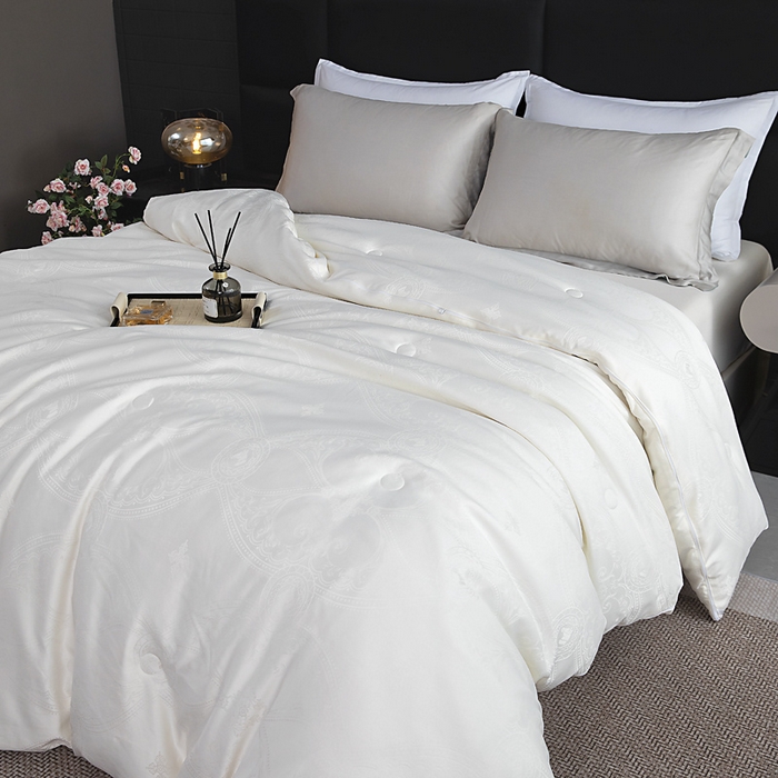 91家纺网 家纺一手货源 找家纺 （总）亿莱鑫 2025新款亲肤暖糯蛋白被子母被