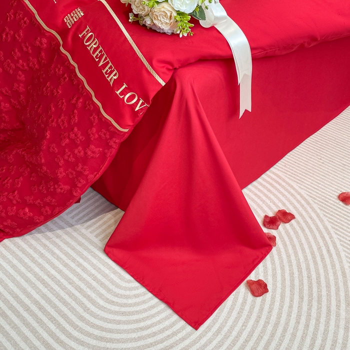 91家纺网 家纺一手货源 找家纺 （总）花愿（原花纪） 2025新款婚庆刺绣四件套（礼盒款）