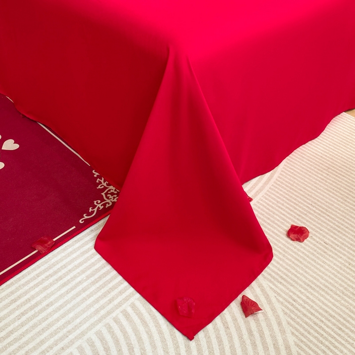 91家纺网 家纺一手货源 找家纺 花愿（原花纪） 2025新款婚庆刺绣四件套（礼盒款） 浪漫一生