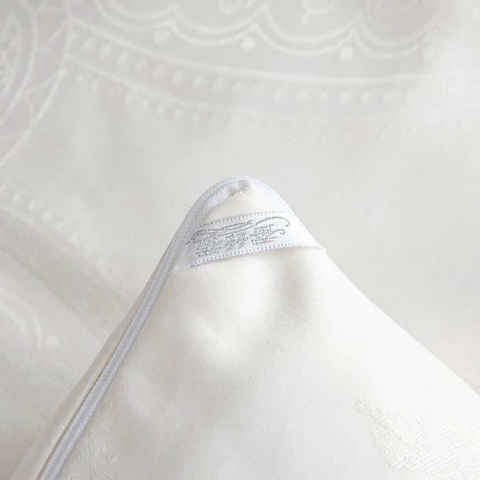 91家纺网 家纺一手货源 找家纺 亿莱鑫 2025新款亲肤暖糯蛋白被子母被 白色