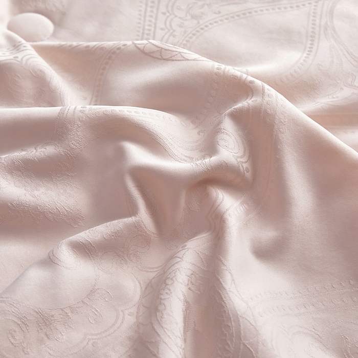 91家纺网 家纺一手货源 找家纺 亿莱鑫 2025新款亲肤暖糯蛋白被子母被 粉色