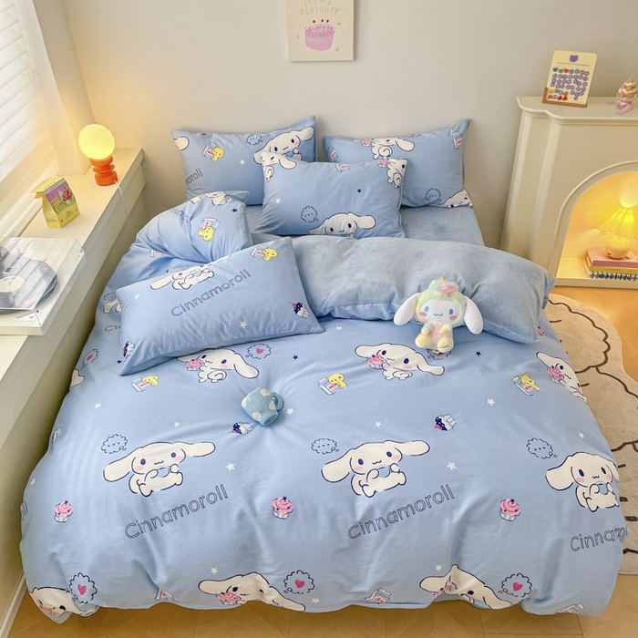 91家纺网 家纺一手货源 找家纺 （总）晨希家居 2025A面40支全棉印花B版高克重牛奶绒棉加绒多规格套件