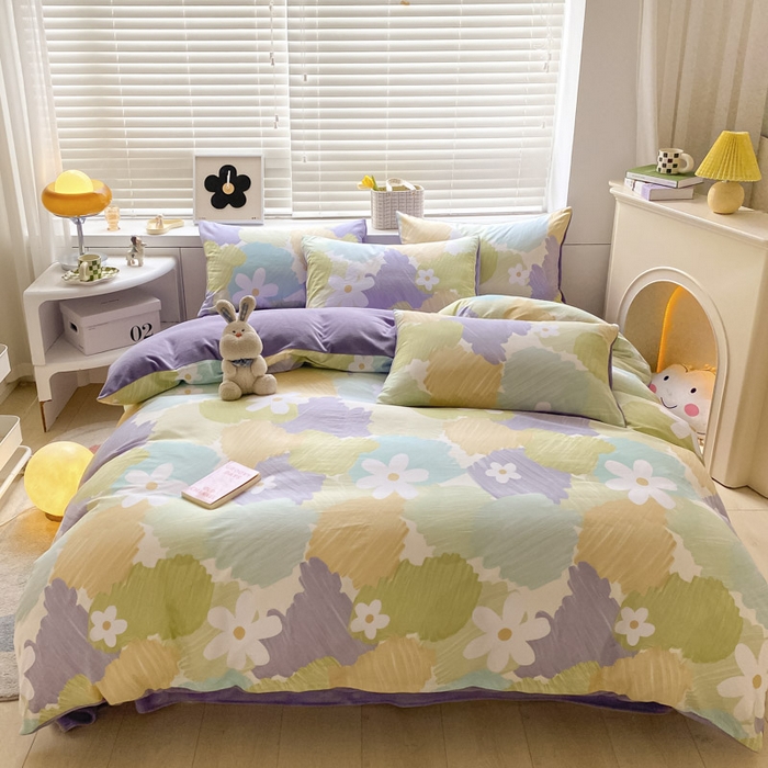 91家纺网 家纺一手货源 找家纺 （总）晨希家居 2025A面40支全棉印花B版高克重牛奶绒棉加绒多规格套件