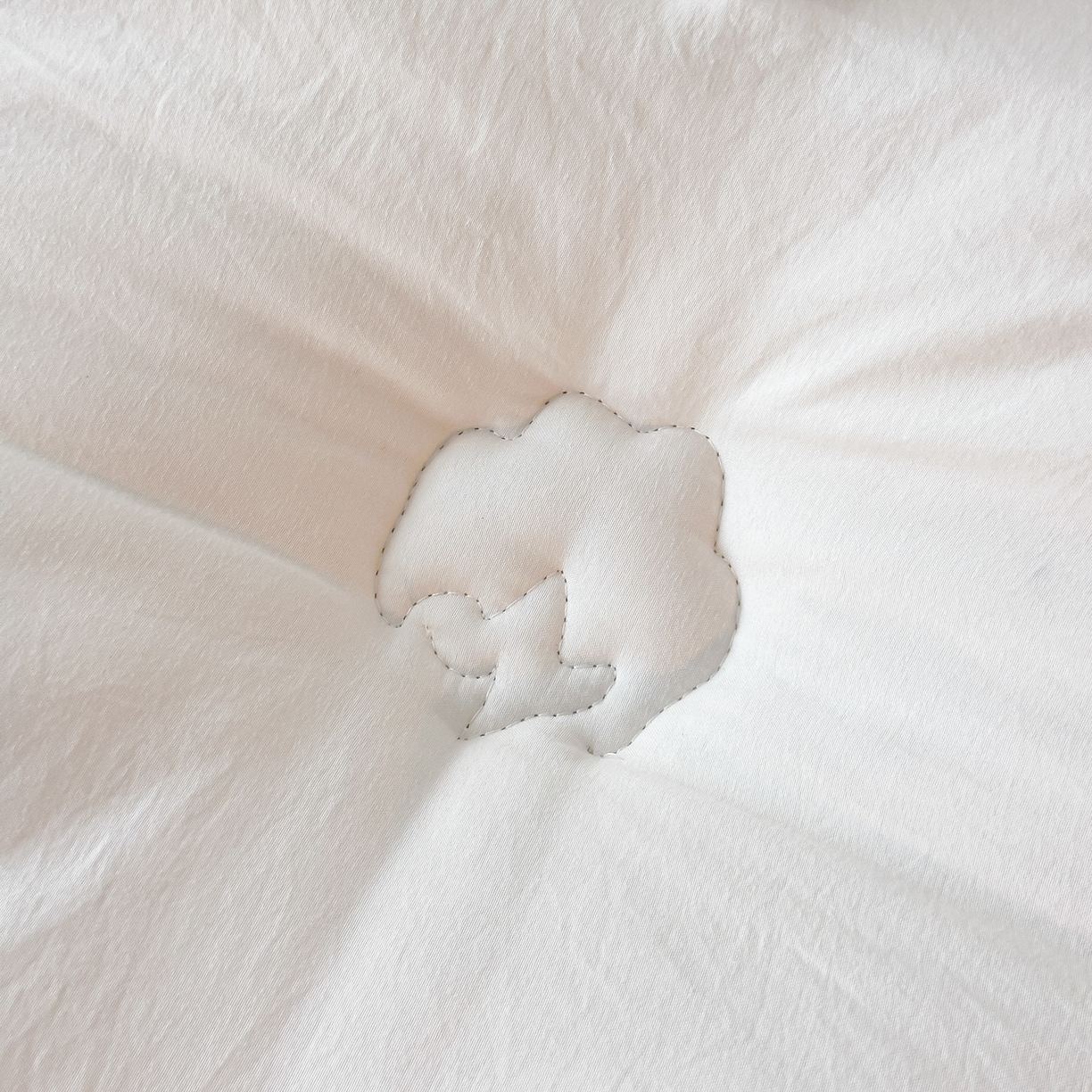 91家纺网 家纺一手货源 找家纺 好欣怡家纺 2026新款A类水洗棉新疆棉花冬被被子被芯棉花被直播 奶油白