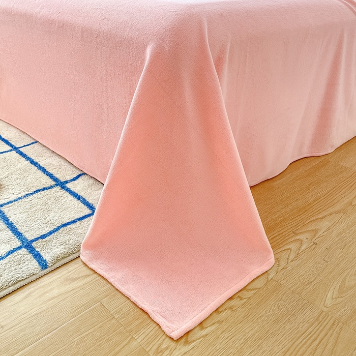 91家纺网 家纺一手货源 找家纺 雅居纺家纺 2025新款高克重牛奶绒印花四件套 蝴蝶结-粉